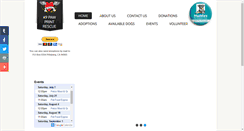 Desktop Screenshot of k9pawprintrescue.org